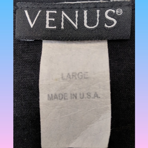 Venus Cold Shoulder Embroidered Detail Top Sz L - Picture 5 of 6